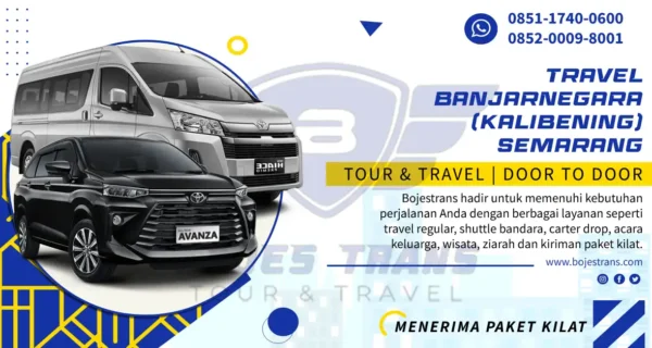 Travel Banjarnegara (Kalibening) Semarang