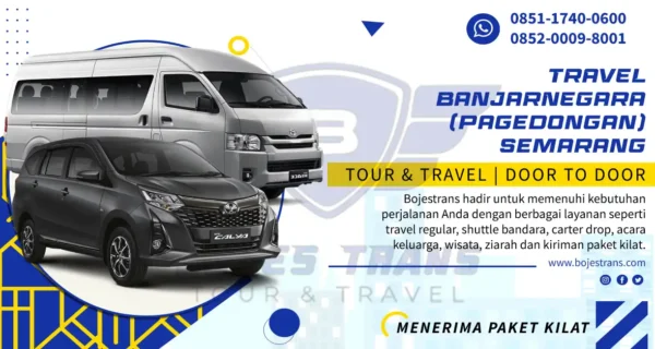 Travel Banjarnegara (Pagedongan) Semarang