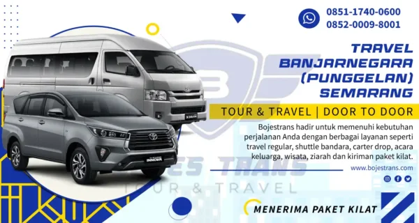 Travel Banjarnegara (Punggelan) Semarang