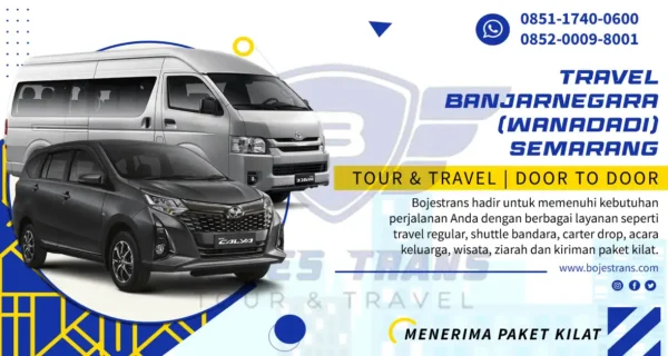 Travel Banjarnegara (Wanadadi) Semarang