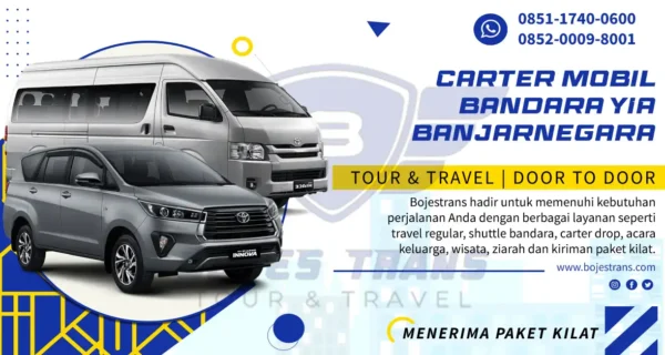 Carter Mobil Bandara YIA Banjarnegara